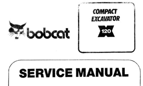 Bobcat X120 Compact Excavator