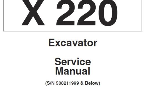 Bobcat X220 Excavator