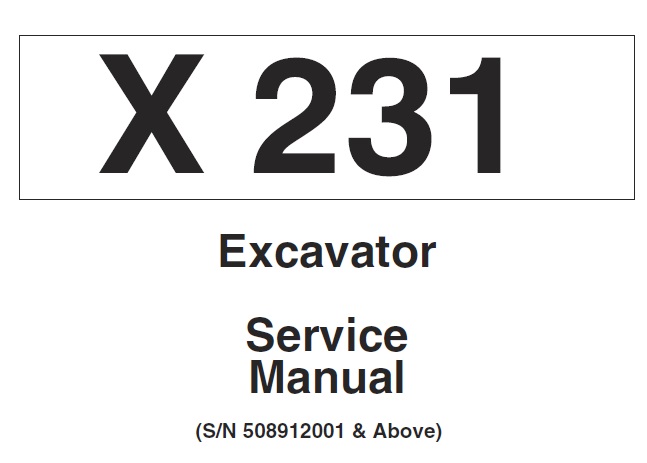 Bobcat X231 Excavator
