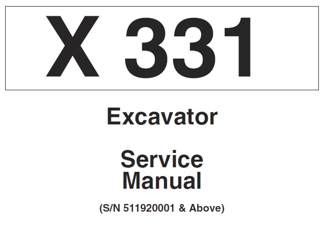 Bobcat X331 Excavator