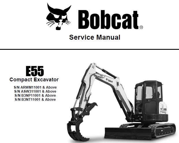 Bobcat E55 Compact Excavator