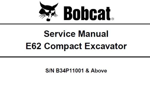 Bobcat E62 Compact Excavator