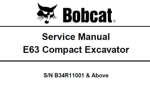 Bobcat E63 Compact Excavator