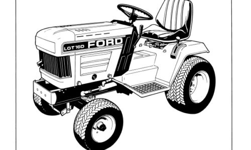 Ford New Holland LGT 14D , 16D Diesel Lawn & Garden Tractor