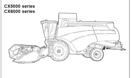 New Holland CX5080, CX5090, CX5090 Laterale, CX5090 Hillside, CX6080, CX6090, CX6090 Laterale Combine