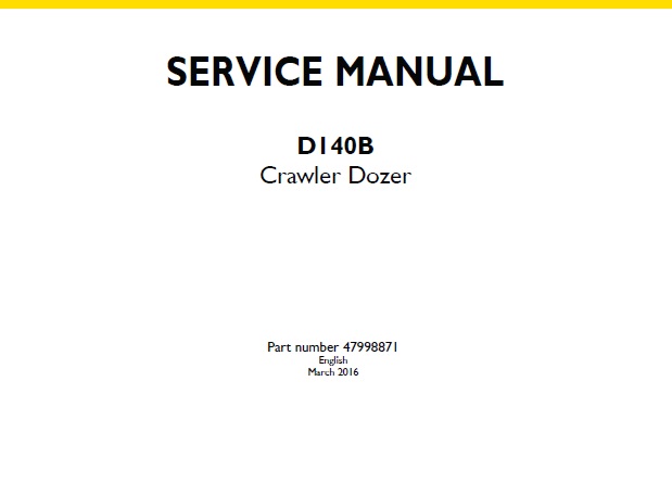 New Holland D140B Crawler Dozer