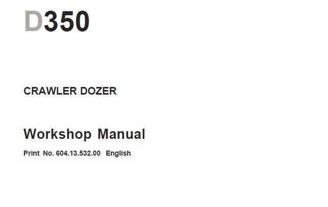 New Holland D350 Crawler Dozer