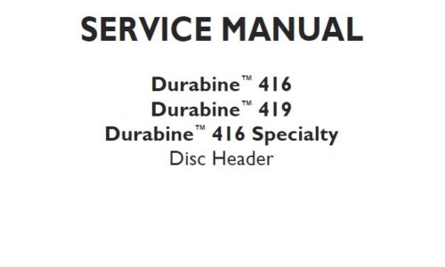 New Holland Durabine 416 , 419 , 416 Specialty Disc Header