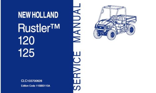 New Holland Rustler 120 , 125 Utility Vehicle