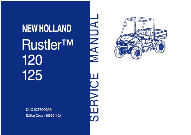 New Holland Rustler 120 , 125 Utility Vehicle