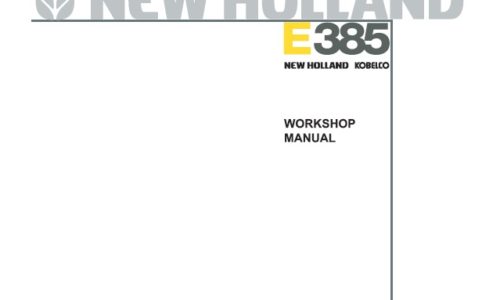 New Holland Kobelco E385 Tier 3 Crawler Excavator