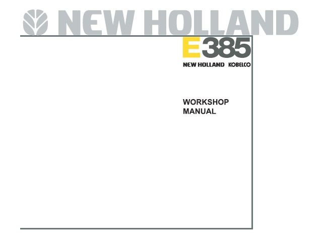 New Holland Kobelco E385 Tier 3 Crawler Excavator