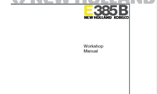 New Holland Kobelco E385B Crawler Excavator
