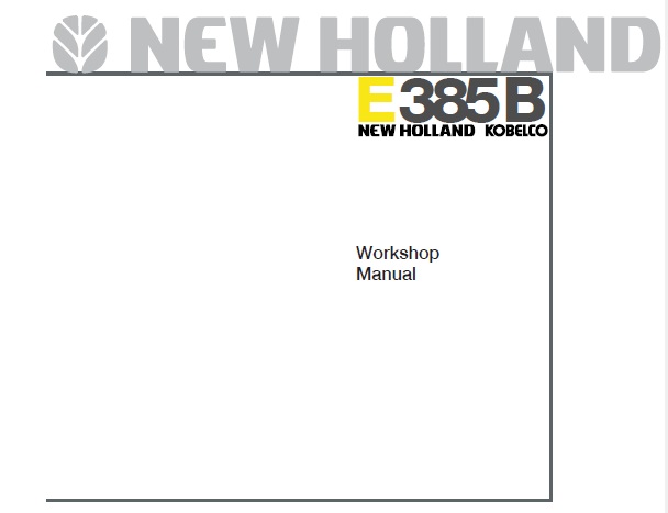 New Holland Kobelco E385B Crawler Excavator