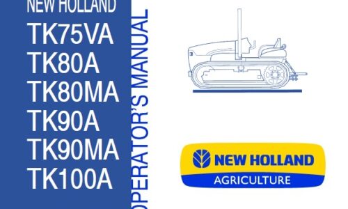 New Holland TK75VA, TK80A, TK80MA, TK90A, TK90MA, TK100A Tractor