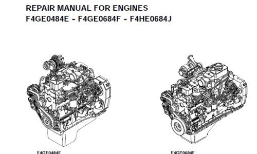 CNH F4GE0484E - F4GE0684F - F4HE0684J Engine