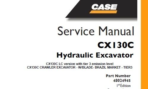 Case CX130C LC version with tier 3 emission level Hydraulic Excavator