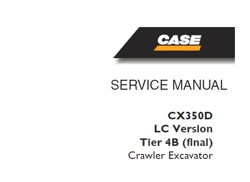 Case CX350D LC Version Tier 4B (final) Crawler Excavator