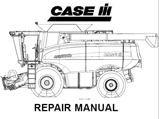 Case IH AFX8010 Combine Harvest Salvage