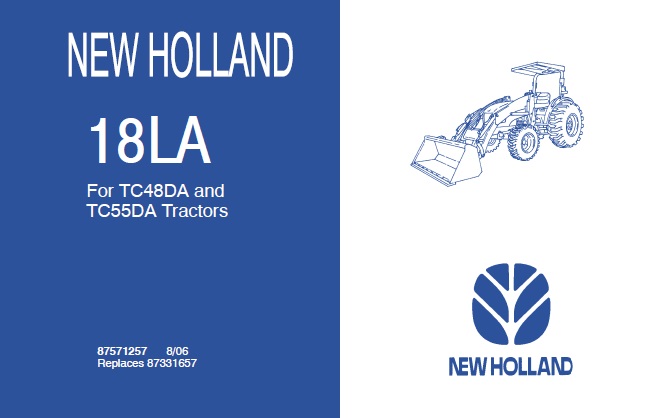 New Holland 18LA Loader (for TC48DA, TC55DA Tractors)