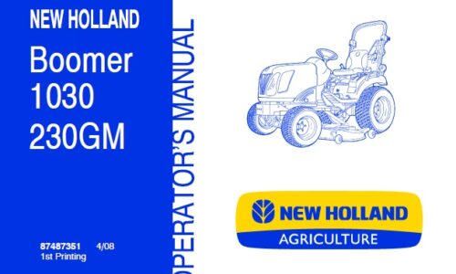 New Holland Boomer 1030 (230GM) Tractor