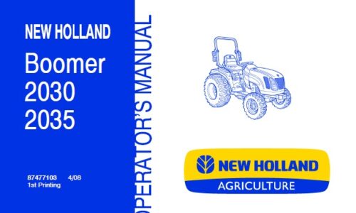 New Holland Boomer 2030, 2035 Tractor