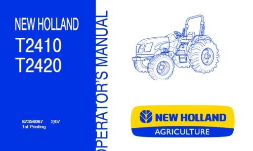 New Holland Boomer 3040, 3045, 3050 (With 12x12 Gear Transmission) Tractor