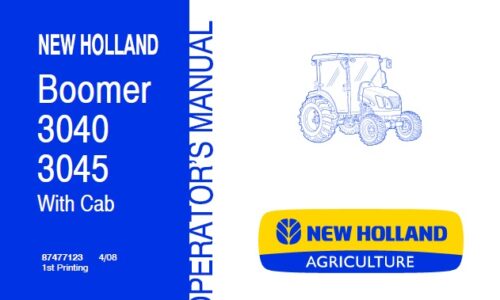 New Holland Boomer 3040, 3045 (With Cab) Tractor