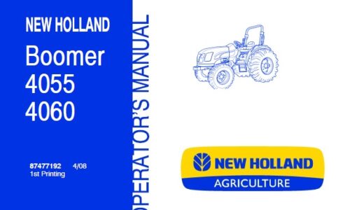 New Holland Boomer 4055, 4060 Tractor