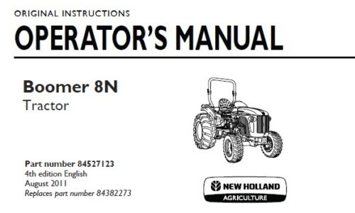 New Holland Boomer 8N Tractor