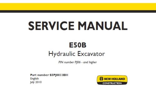New Holland E50B Hydraulic Excavator