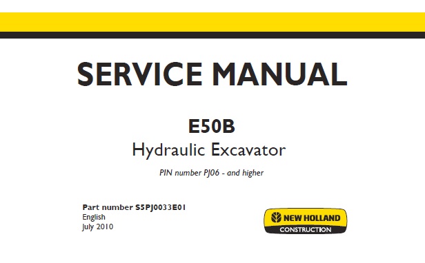 New Holland E50B Hydraulic Excavator