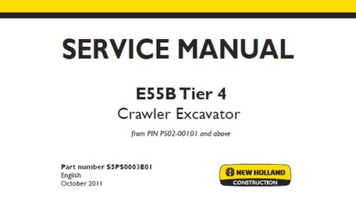New Holland E55B Tier 4 Crawler Excavator