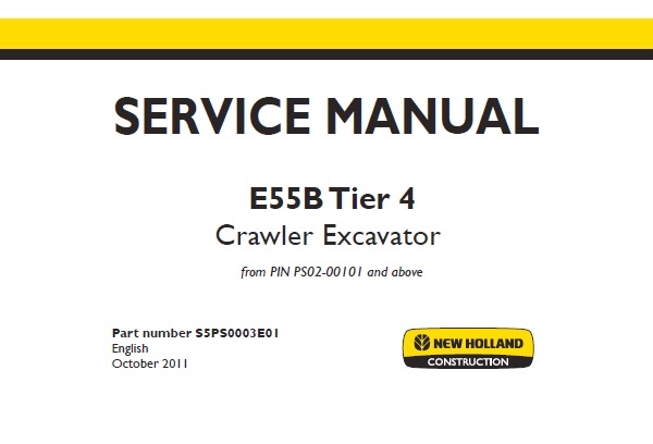 New Holland E55B Tier 4 Crawler Excavator