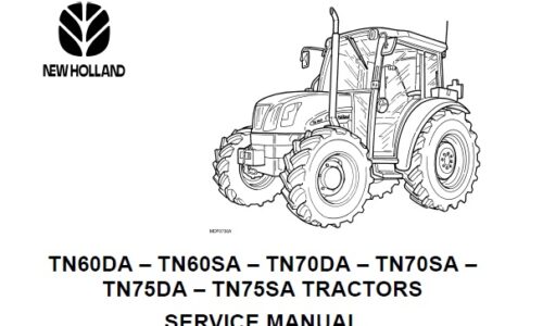 New Holland TN60DA, TN60SA, TN70DA, TN70SA, TN75DA, TN75SA Tractor
