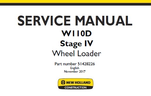 New Holland W110D Stage IV Wheel Loader