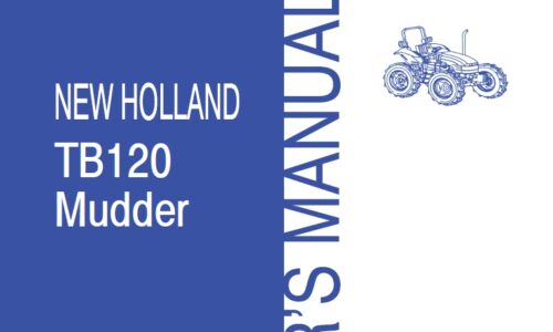 New Holland TB120 Mudder Tractor Operator Manual
