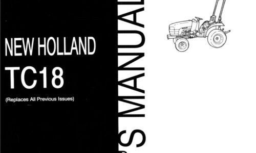New Holland TC18 Tractor Operator Manual