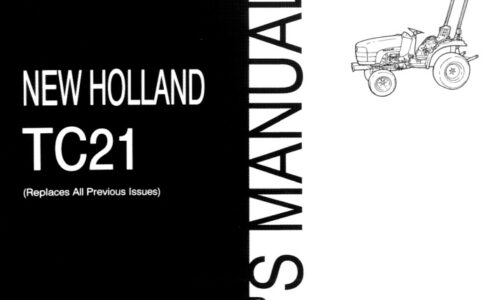 New Holland TC21 Tractor Operator Manual