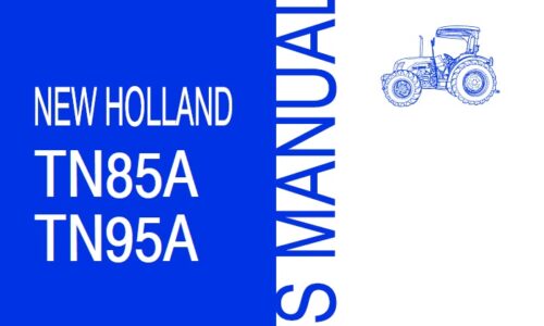 New Holland TN85A, TN95A Tractor Operator Manual