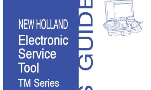 New Holland Electronic Service Tool TM Series Tractors Users Guide