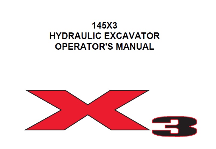 Link-Belt 145X3 Hydraulic Excavator Operator's Manual