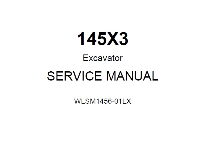 Sumitomo 145X3 Excavator Service Manual