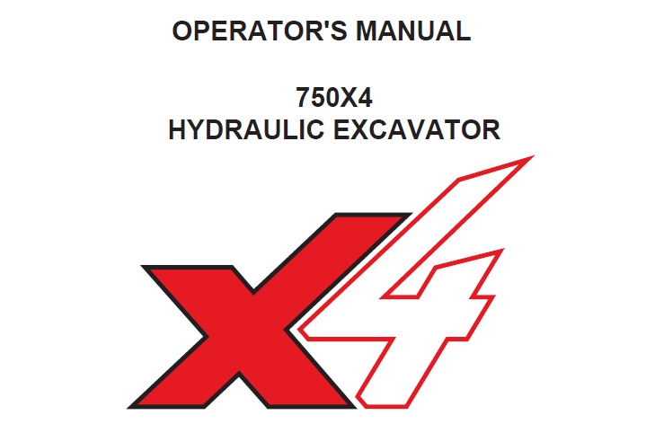 Link-Belt 750X4 Excavator Operator's Manual